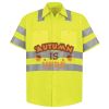 High Visibility Safety Short Sleeve Work Shirt Thumbnail