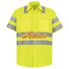 High Visibility Safety Short Sleeve Work Shirt Thumbnail