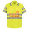 High Visibility Safety Short Sleeve Work Shirt Thumbnail