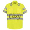 High Visibility Safety Short Sleeve Work Shirt Thumbnail