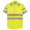 High Visibility Safety Short Sleeve Work Shirt Thumbnail