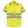 High Visibility Safety Short Sleeve Work Shirt Thumbnail