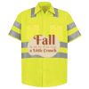 High Visibility Safety Short Sleeve Work Shirt Thumbnail