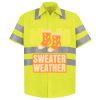 High Visibility Safety Short Sleeve Work Shirt Thumbnail