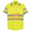 High Visibility Safety Short Sleeve Work Shirt Thumbnail