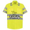 Men's High Visibility Safety Short Sleeve Work Shirt Thumbnail