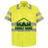 Men's High Visibility Safety Short Sleeve Work Shirt Thumbnail