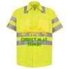 Men's High Visibility Safety Short Sleeve Work Shirt Thumbnail