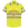 Men's High Visibility Safety Short Sleeve Work Shirt Thumbnail