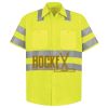 Men's High Visibility Safety Short Sleeve Work Shirt Thumbnail