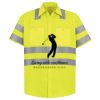 Men's High Visibility Safety Short Sleeve Work Shirt Thumbnail