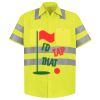 Men's High Visibility Safety Short Sleeve Work Shirt Thumbnail