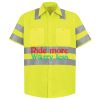 Men's High Visibility Safety Short Sleeve Work Shirt Thumbnail