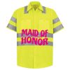 Men's High Visibility Safety Short Sleeve Work Shirt Thumbnail