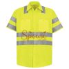 Men's High Visibility Safety Short Sleeve Work Shirt Thumbnail