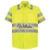 Men's High Visibility Safety Short Sleeve Work Shirt Thumbnail