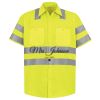 Men's High Visibility Safety Short Sleeve Work Shirt Thumbnail