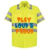 Men's High Visibility Safety Short Sleeve Work Shirt Thumbnail