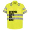 Men's High Visibility Safety Short Sleeve Work Shirt Thumbnail