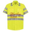 Men's High Visibility Safety Short Sleeve Work Shirt Thumbnail