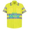 Men's High Visibility Safety Short Sleeve Work Shirt Thumbnail