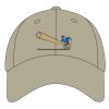 UltraClub Adult Classic Cut Cotton Twill 6-Panel Cap Thumbnail