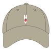 UltraClub Adult Classic Cut Cotton Twill 6-Panel Cap Thumbnail