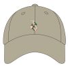 UltraClub Adult Classic Cut Cotton Twill 6-Panel Cap Thumbnail