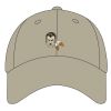 UltraClub Adult Classic Cut Cotton Twill 6-Panel Cap Thumbnail