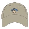 UltraClub Adult Classic Cut Cotton Twill 6-Panel Cap Thumbnail