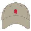UltraClub Adult Classic Cut Cotton Twill 6-Panel Cap Thumbnail