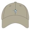 UltraClub Adult Classic Cut Cotton Twill 6-Panel Cap Thumbnail